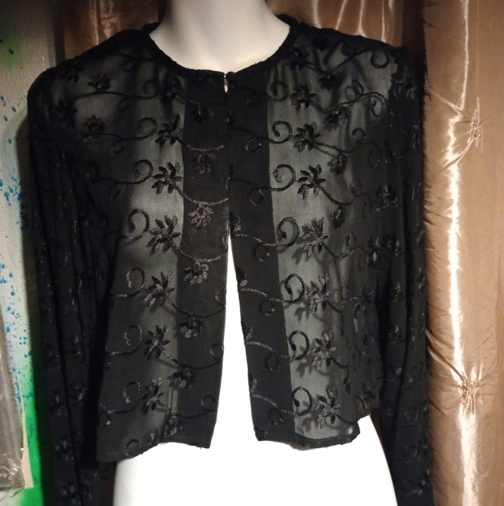 Talbott sheer top